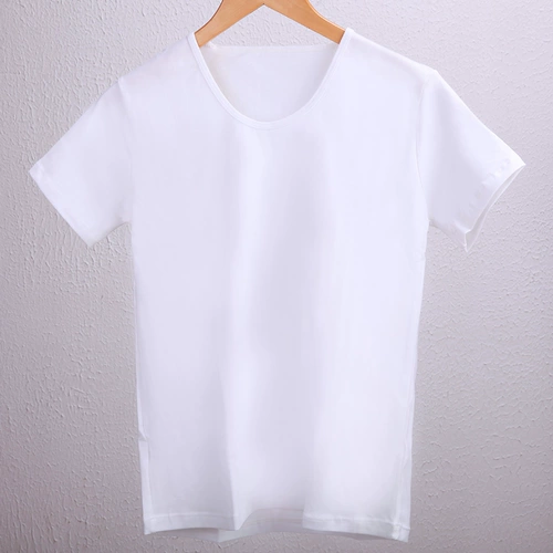 红舞鞋 Хлопковая белая современная спортивная одежда, форма для отдыха, короткий рукав