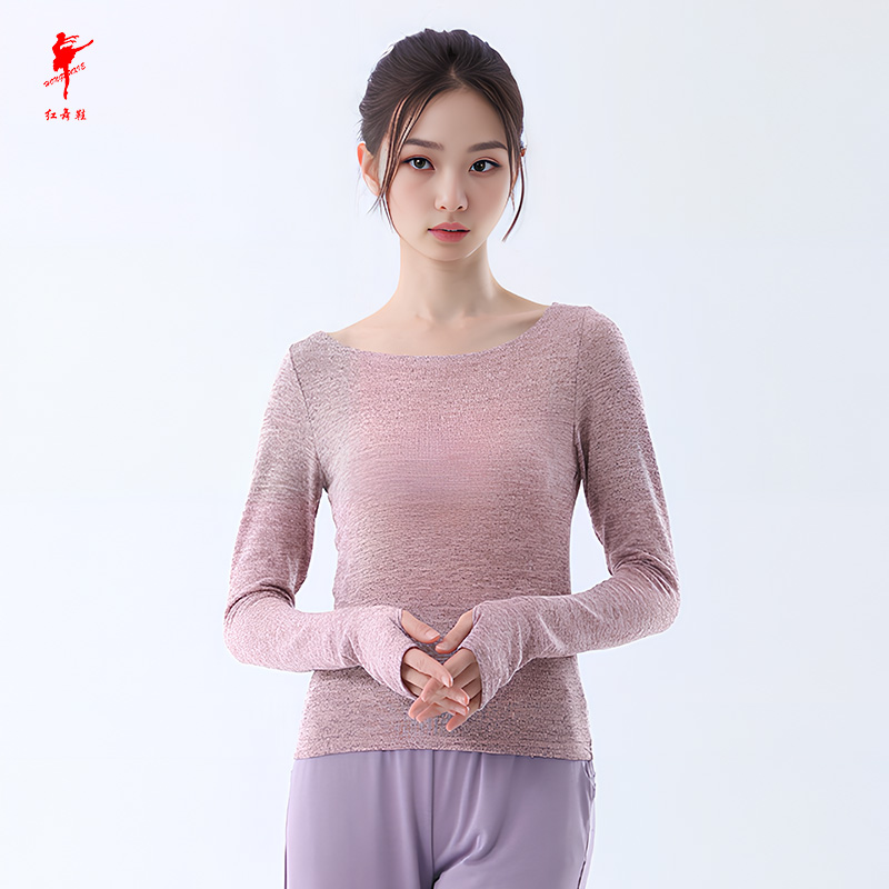 红舞鞋舞蹈服女款练功服现代舞服