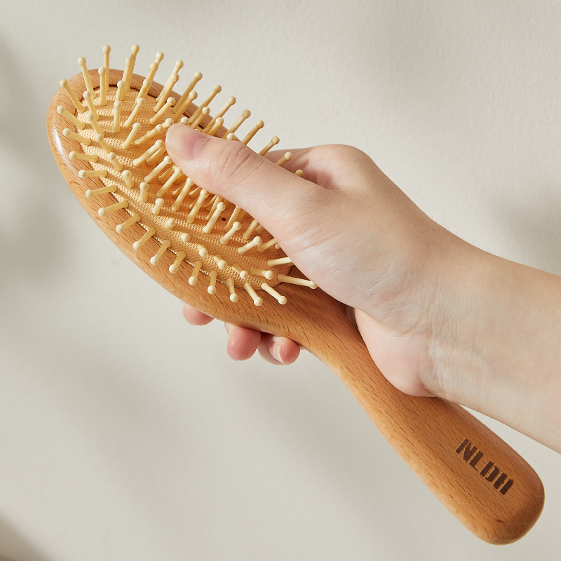 那澜多好气囊气垫按摩梳防静电卷发梳顺发便携梳头部大板木梳子