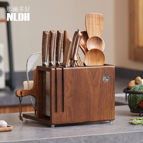 那澜多好厨房收纳架实木材质