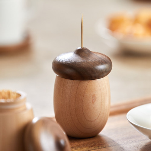 那澜多好牙签盒创意可爱小橡果