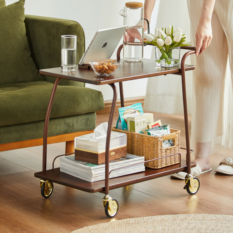 那澜多好实木餐车小推车移动家用厨房茶水车红酒酒杯置物架酒水车,收纳整理,整理架/置物架/收纳架,淘宝优惠券,粉丝福利购,淘宝优惠卷