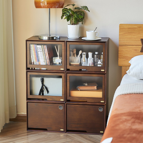 那澜多好收纳柜实木叠加