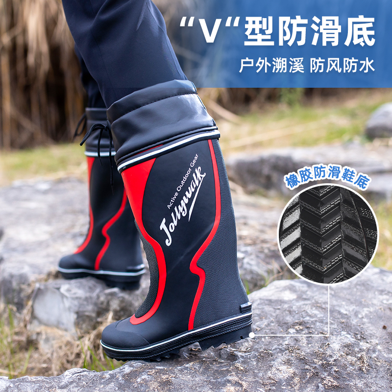 防蛇咬专用加厚非常行橡胶雨鞋