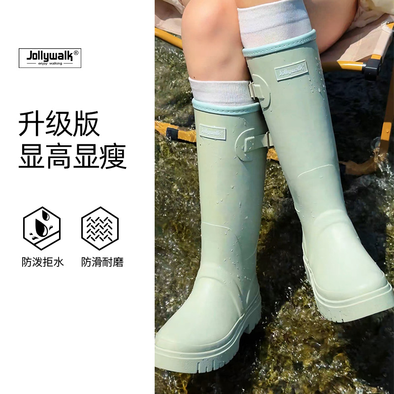 雨鞋女鞋经典英伦惠灵顿雨靴户外