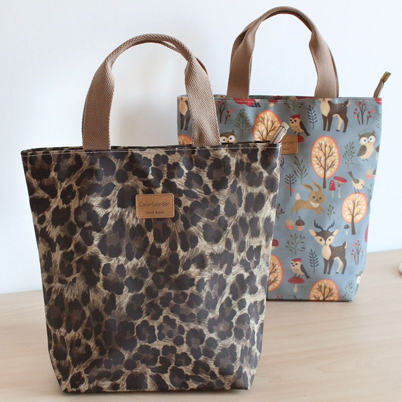 可爱卡通外单进口牛津布防水经典款手提包拉链杂志包拉链购物袋女