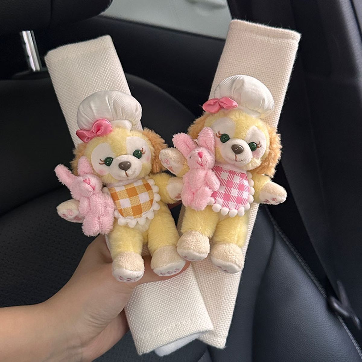 可爱小狗防勒脖四季通用安全带套