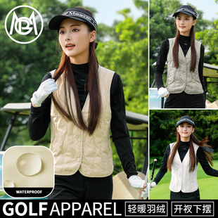 女款 羽绒马甲女士衣服冬装 内搭运动背心外套 高尔夫女装 25秋冬新款