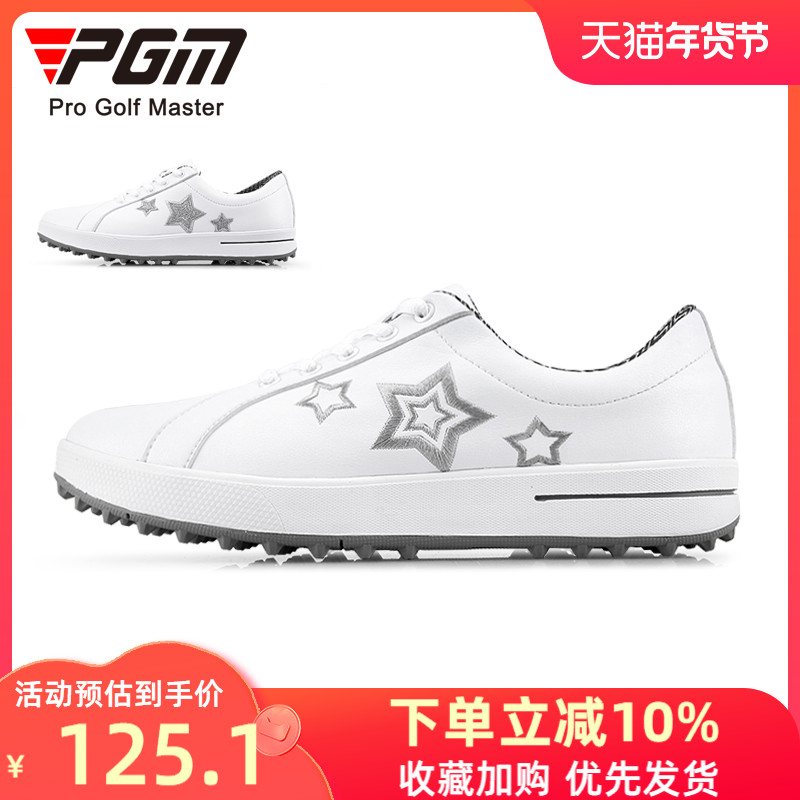 PGM!Giày chơi gôn mới giày nữ chống thấm nước giày trắng mềm Giày thể thao phong cách Hàn Quốc không có đế nhọn giày nữ