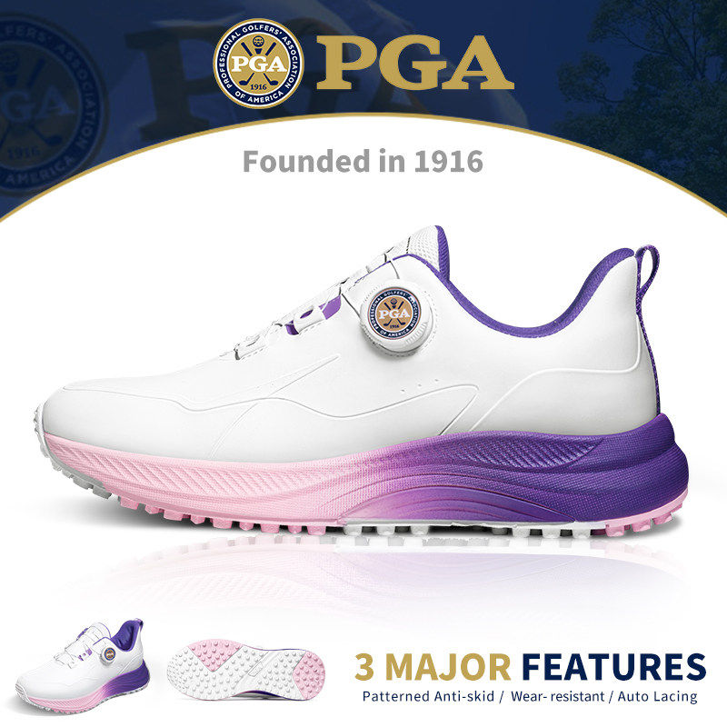 美国PGA 2026新款高尔夫鞋子女防水女士球鞋女款防滑运动增高女鞋,运动/瑜伽/健身/球迷用品,高尔夫鞋,淘宝优惠券,粉丝福利购,淘宝优惠卷