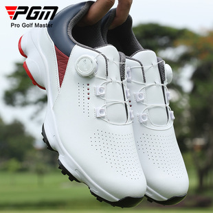 男士 夏季 旋钮男鞋 2026新款 宽版 高尔夫球鞋 子休闲运动鞋 PGM 透气鞋
