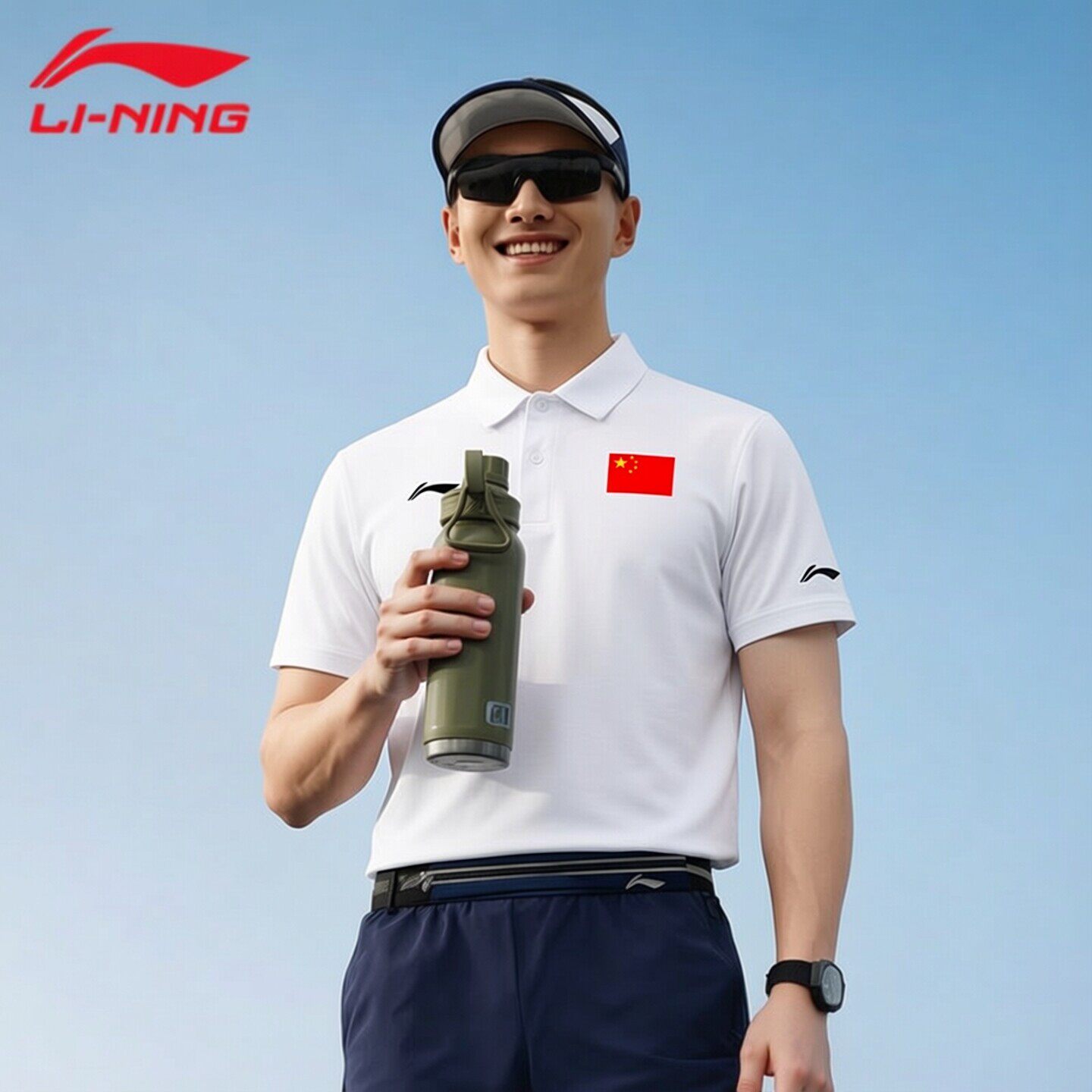 国家队系列李宁短袖POLO衫男2026夏季新款运动速干翻领T恤APLU075