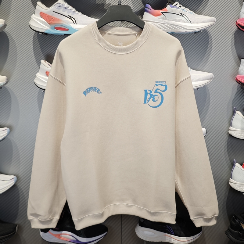 李宁2025春季新款宽松运动卫衣