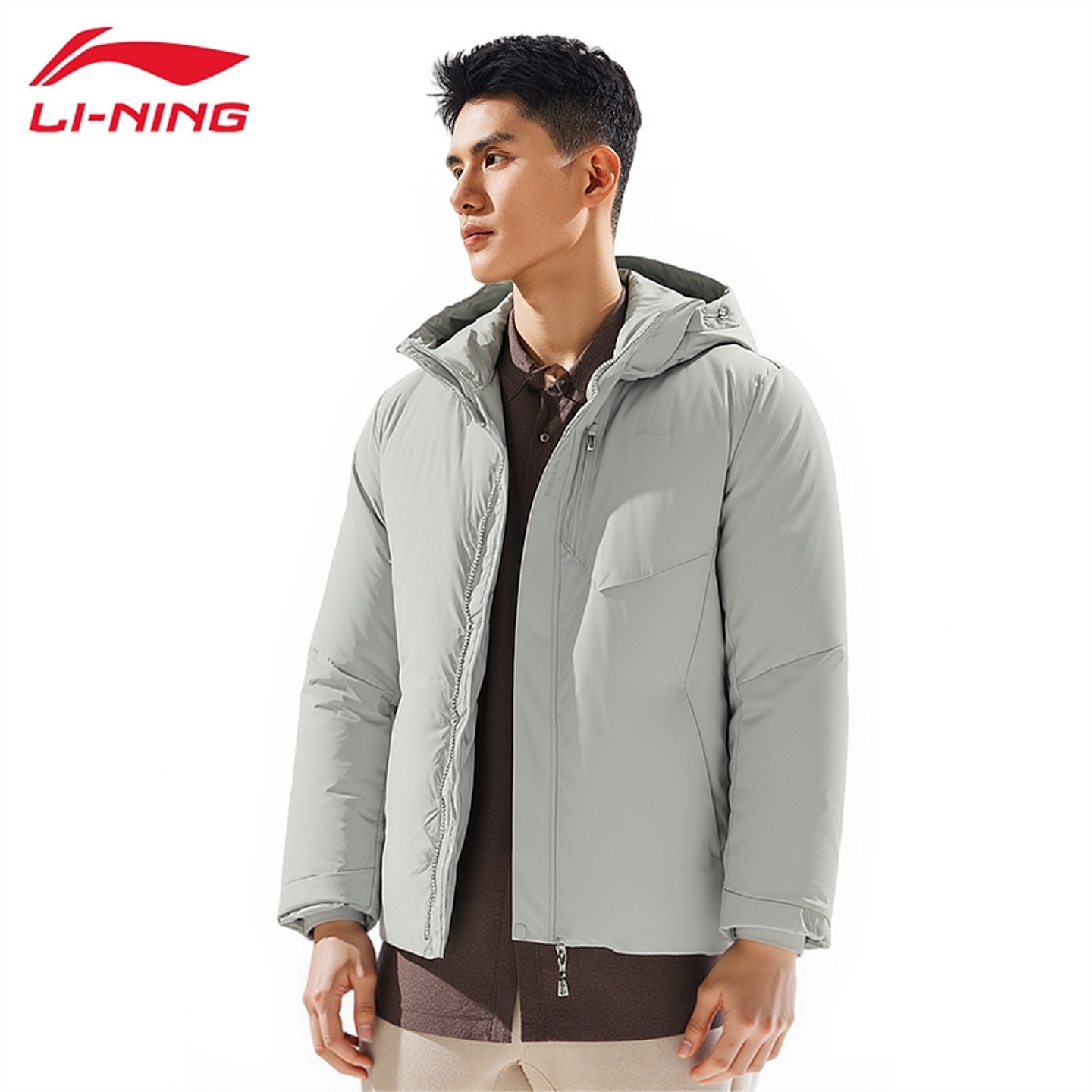 李宁羽绒服男冬季新款防泼水