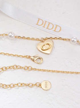 6#大牌迪家爱心珍珠项链女款轻奢小众高级感送女朋友饰品生日礼物