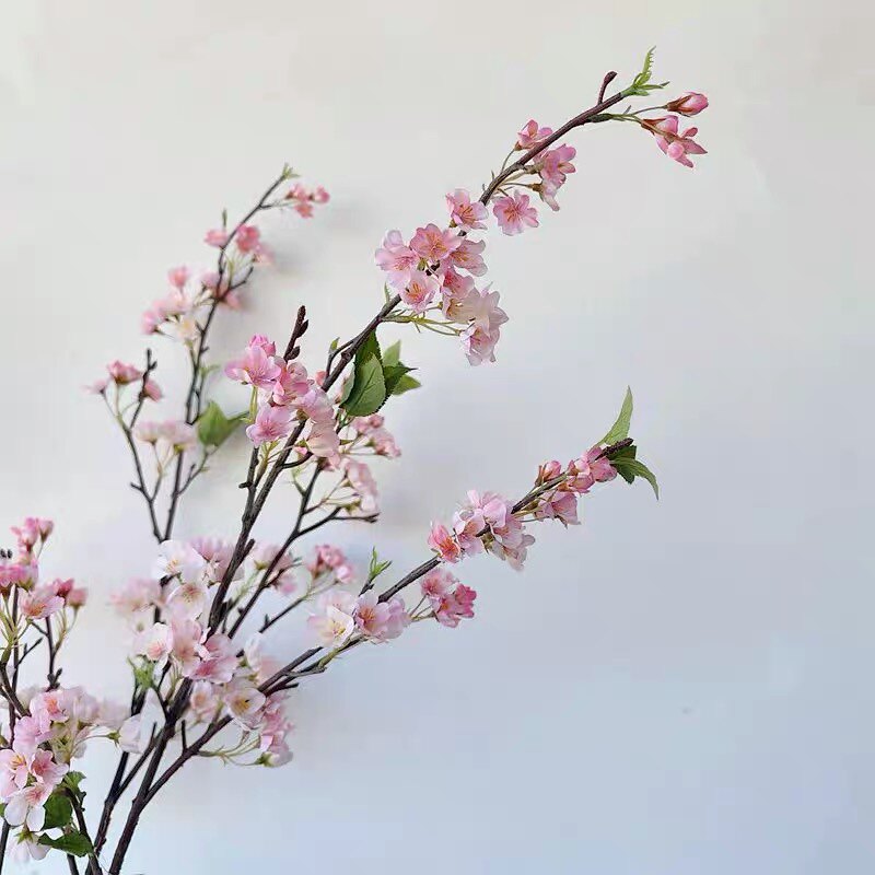 中式轻奢美克美家高质樱花粉色仿仿真花/假花