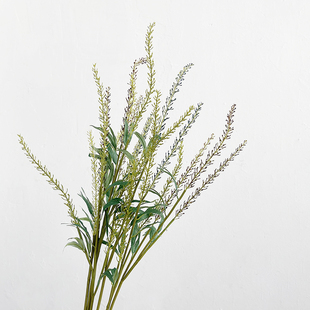 仿真花绿植 麒麟草 黄莺草 家居婚庆软装陈设插花配材 设计师叶材