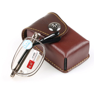 玻璃老花镜男女折叠时尚 超轻舒适简约优雅便携防蓝光男老花镜613