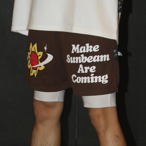 LUSHISI美式街头篮球四分裤