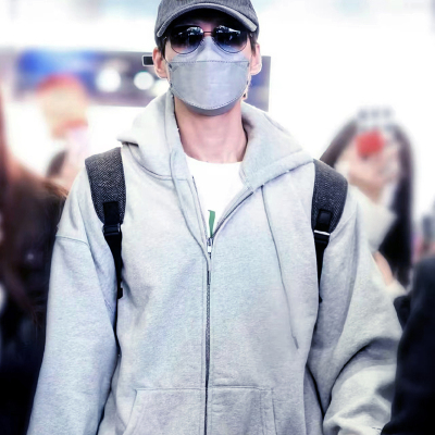 美式高街连帽开衫卫衣外套男款