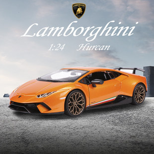 比美高1 飓风跑车仿真合金汽车模型成品玩具 24兰博基尼Huracan