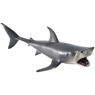 儿童食人鲨玩具海洋动物仿真电影同款鲨鱼鲸鲨虎鲨蓝鲨巨齿鲨模型