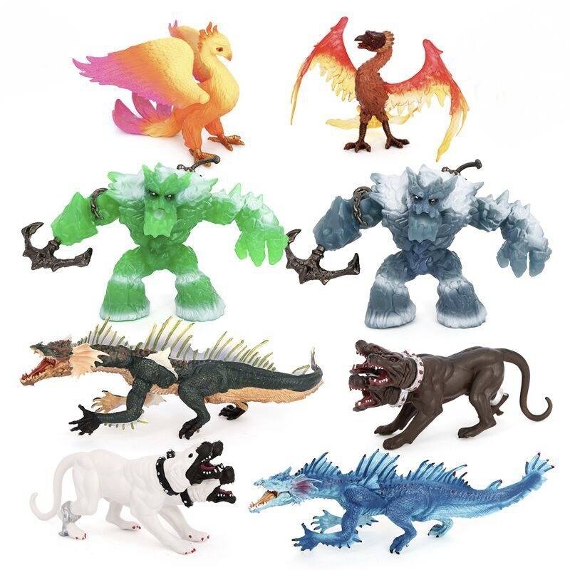 魔兽三头狗冰巨人火凤凰