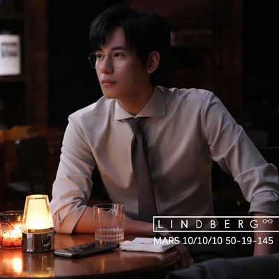 LINDBERG林德伯格眼镜框 胡先煦同款 RIM系列纯钛板材超轻MARS