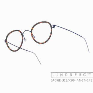 LINDBERG林德伯格眼镜框RIM系列纯钛板材超轻定制镜架JACKIE