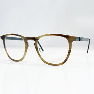 LINDBERG林德伯格眼镜框男女士时尚牛角内圈高端近视1857