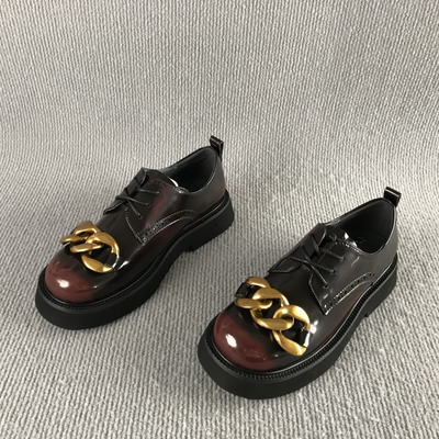 Kiss Kitty品牌女鞋断码撤柜春夏英伦金属百搭乐福鞋真皮厚底单鞋