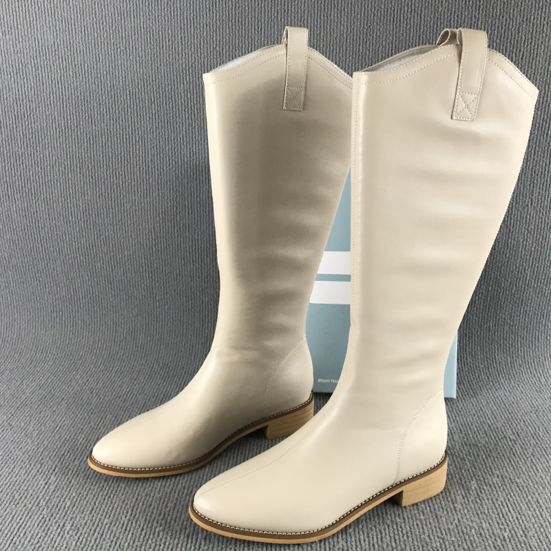 comely康莉品牌女靴断码撤柜秋冬显瘦长筒靴百搭法式不过膝瘦瘦靴