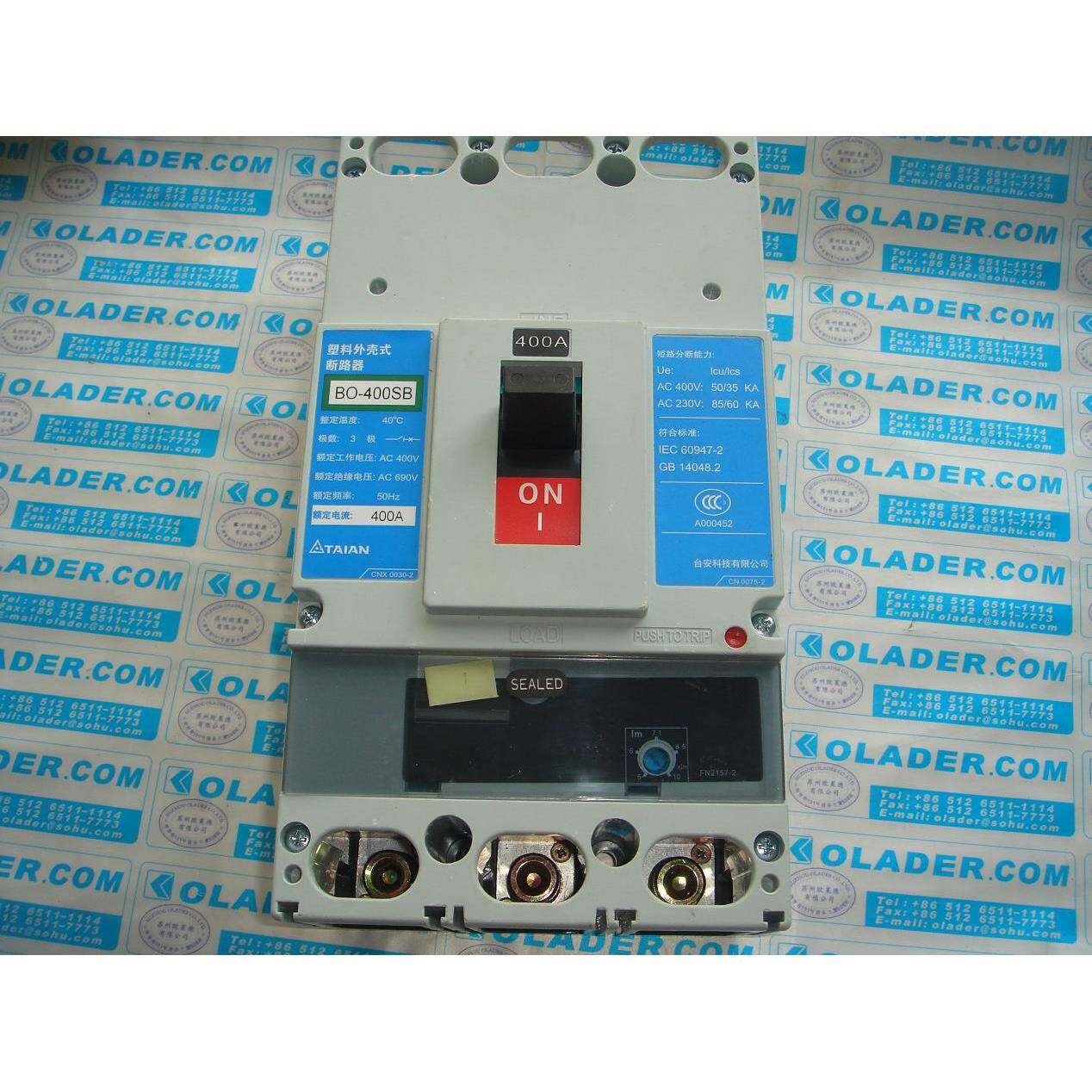【原装正品】taian bo-400sb 3p 400a 台安塑壳断路器【olader