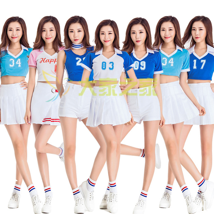 学院风韩国校园打歌服少女同款