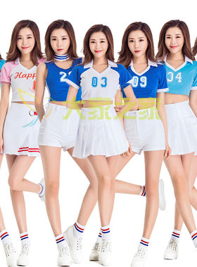 学院风韩国校园打歌服少女同款