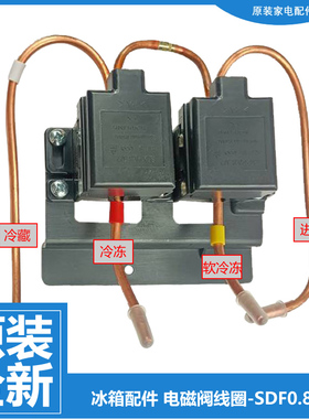 海尔冰箱配件双体脉冲电磁阀BCD-252KBSL/252KBSN/252WBDS/258WBX