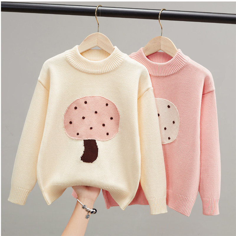 女童毛衣加厚儿童冬款套头线衣女孩洋气秋装中大童纯棉针织打底衫,童装/婴儿装/亲子装,毛衣/针织衫,淘宝优惠券,粉丝福利购,淘宝优惠卷