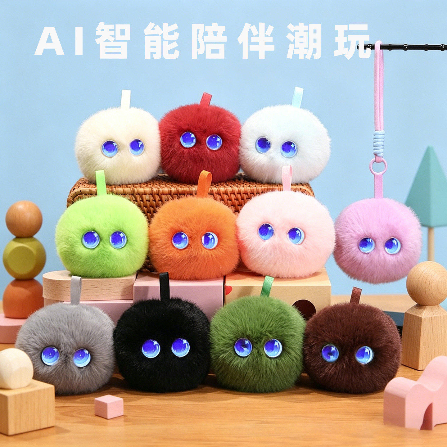 AI智能对话学习机器人豆包儿童电子宠物陪伴早教玩具