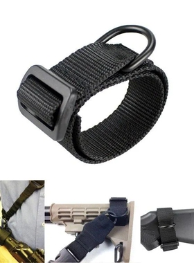 司马M4单双点枪带无挂环捆绑式步枪背带P90尼龙通用战术枪绳配件