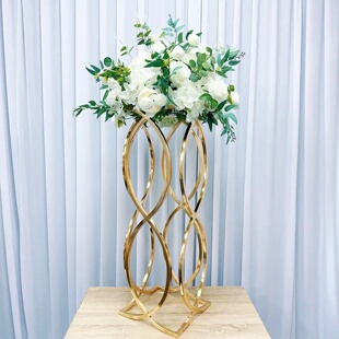 Trumpet Shape Wedding New Centerpiece Vase Table Even Metal