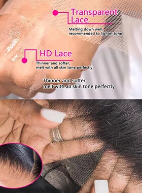 44 46 Inch 13x4 HD Deep Wave Lace Front Wig Human Hair Prep