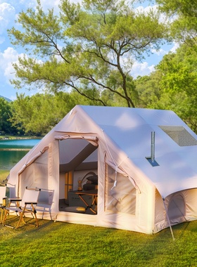 129 Square Feets Large Inflatable Camping Tent,8-10 People