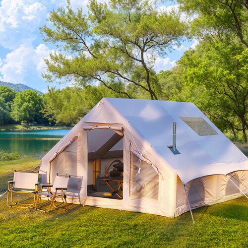 129 Square Feets Large Inflatable Camping Tent,8-10 People
