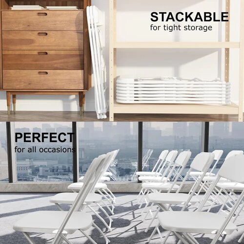 Folding Chairs,Portable Party Chairs, Plastic Folding Chair