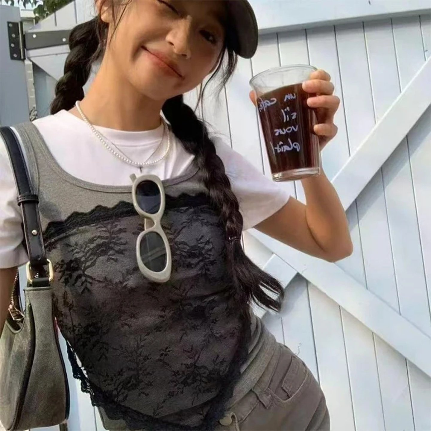 Triangular Lace Handkerchief Personalized Trendy Layering Of