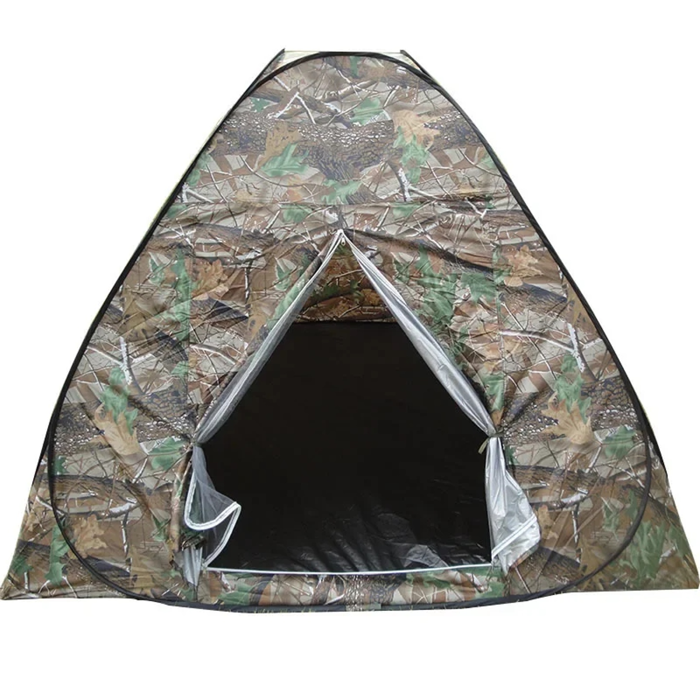 3-4persons Pop Up Tent Outdoor Travel Camping Camouflage Fo