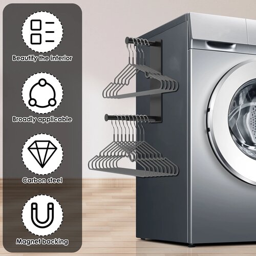 New Wall Mounted Magnetic Hanger Organizer Stacker Extendab