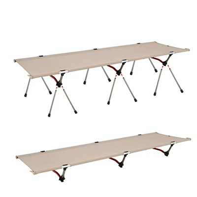 Outdoor Camping Folding Bed Heightened Portable Picnic Hiki