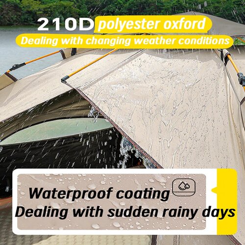 3-4 Person Outdoor Folding Tent Quick Automati Opening Self