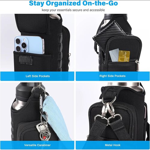 Magnetic Gym Bag Water Bottle Bag Sling Bag Phone Holder Wa